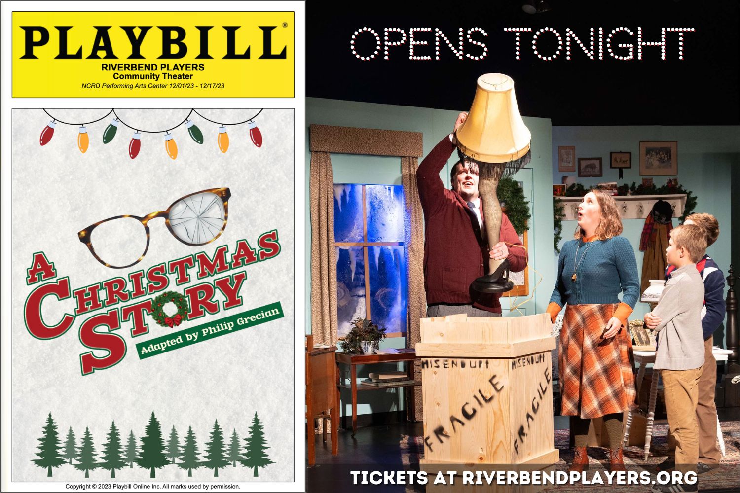 TONIGHT IS OPENING NIGHT FOR ‘A CHRISTMAS STORY’ North Coast BBQ